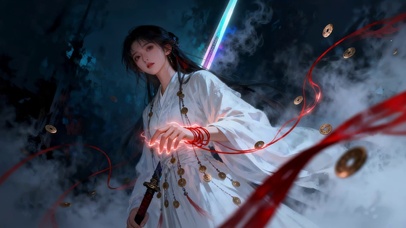 白衣侠女