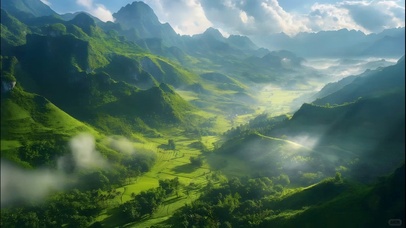 地脉绝美第二弹：绿野山河！
