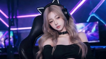 科幻房间女孩