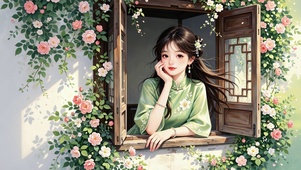 窗边少女
