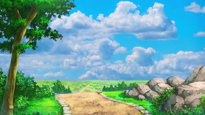 小清新动漫风景 