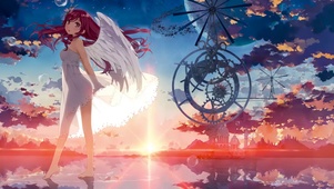 海面上的少女