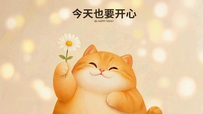 今天也要开心