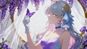 紫藤花女孩