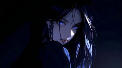 暗黑风 蓝瞳回眸