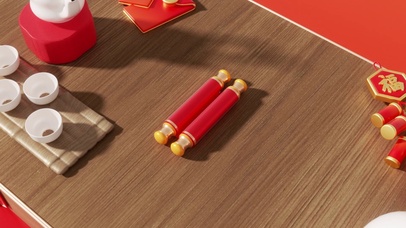 2025蛇年新春贺岁3D视频