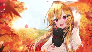 猫与枫叶少女