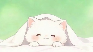 可爱猫咪带鱼屏