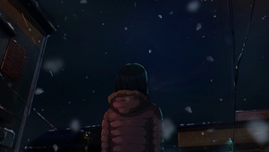 雪中女孩