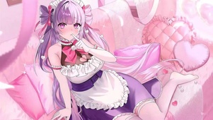 二次元白丝女仆