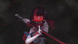 红刃鬼武少女