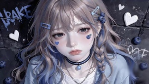 甜酷爱心少女