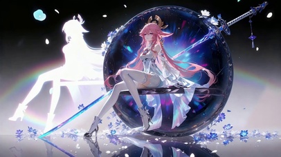 双生灵体·八重神子（炫彩）