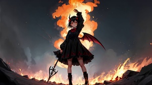 火焰小魔女