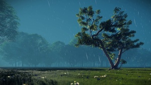 下雨了
