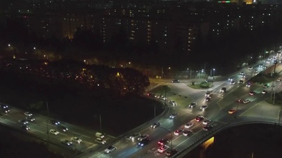 4K 高清 首尔高速公路天桥