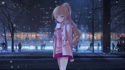 冬雪少女