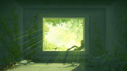 唯美护眼森林之光