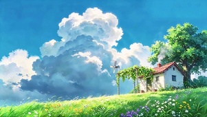 旷野小屋和葡萄架
