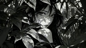 暗调丛林少女