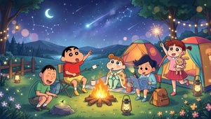 春日部伙伴夏夜露营