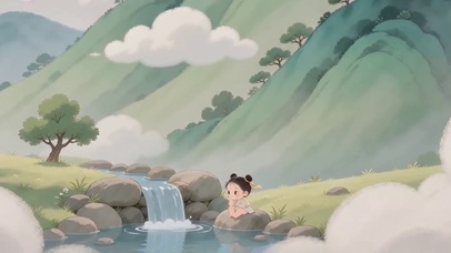 山间泉水