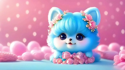 可爱博美犬
