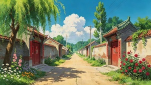 治愈夏日小镇