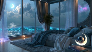 海边浪漫房间