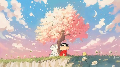 樱花树下小新