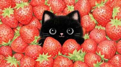 草莓猫咪