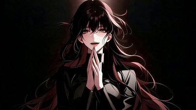 暮色冷调少女