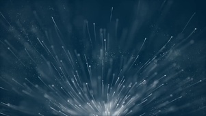 震撼唯美粒子光线发射