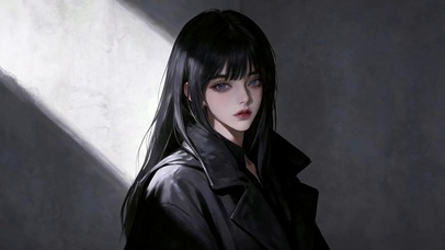 长发少女