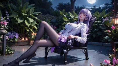 神印王座女神彩儿长发美少女