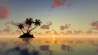 比基尼海滩的落日