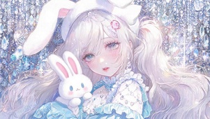 水晶兔子少女
