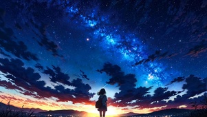 穹苍星河与少女的约定