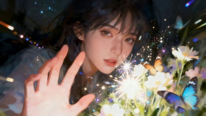 烟花纯欲美少女