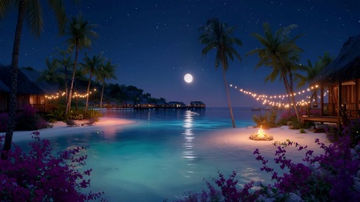 海岛星夜
