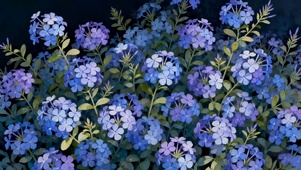 治愈蓝色小花