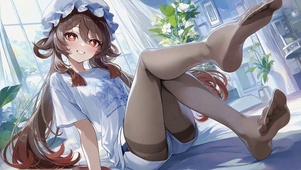 卧室甜美二次元美少女胡桃