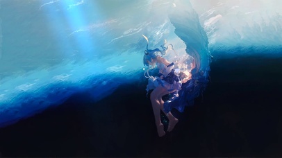 水中少女