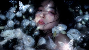 幽蓝花眠