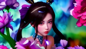 花丛古风小仙女
