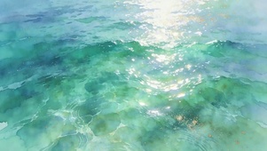 夏天海浪