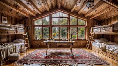 【雨景】宽敞的阁楼宿舍