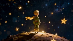 小王子看星星
