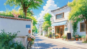夏日小镇