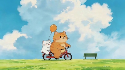 快乐的猫咪